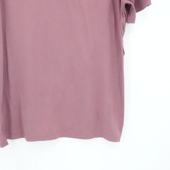 TravisMathew Shirt Mens 2XL Mauve Polo Performance Golf Striped Stretch Preppy - Picture 7 of 16